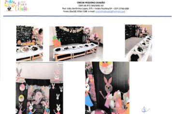 Foto - RELATÓRIO DESENVOLVIDOS 2024 CRECHE MUNICIPAL