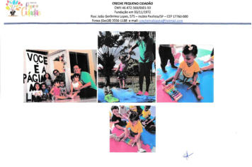 Foto - RELATÓRIO DESENVOLVIDOS 2024 CRECHE MUNICIPAL