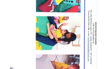 Foto - RELATÓRIO DESENVOLVIDOS 2024 CRECHE MUNICIPAL